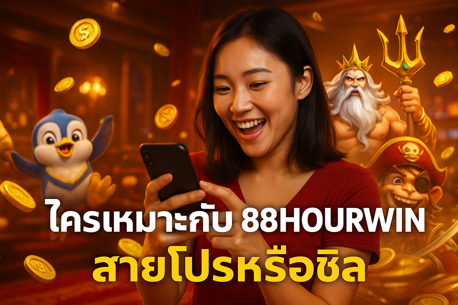 ใครเหมาะกับ 88HOURWIN สายโปรหรือชิล
