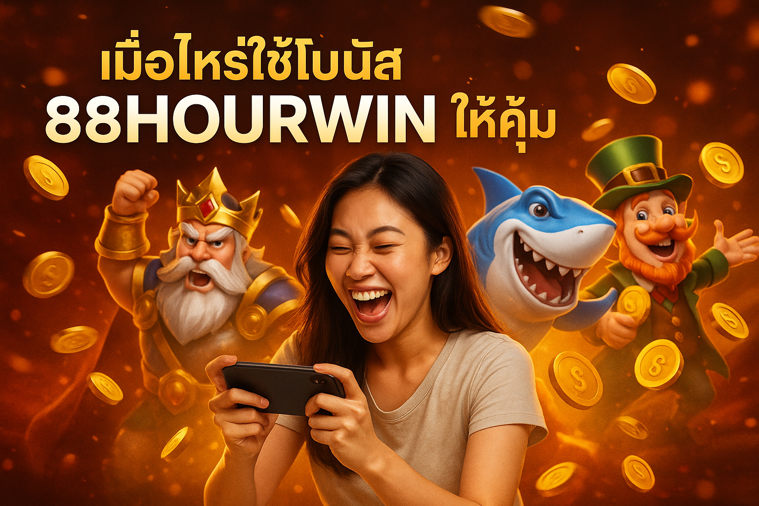 เมื่อไหร่ใช้โบนัส 88HOURWIN ให้คุ้ม