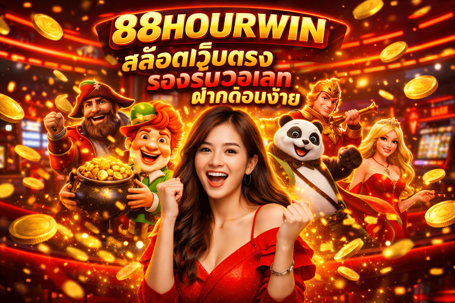 88HOURWIN สล็อตเว็บตรง รองรับวอเลท ฝากถอนง่าย